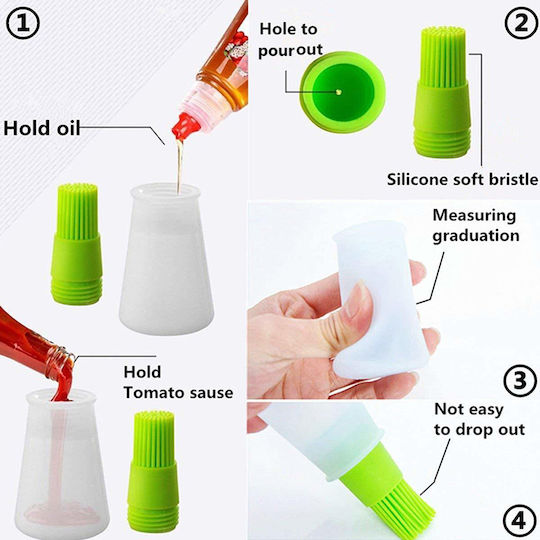 Cyclops Pensulă de Gătit & Patiserie din Silicon cu Container 5cm 1pcs