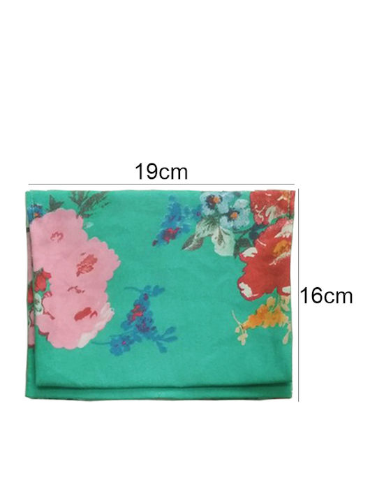 Toiletry Bag in Turquoise color 19cm