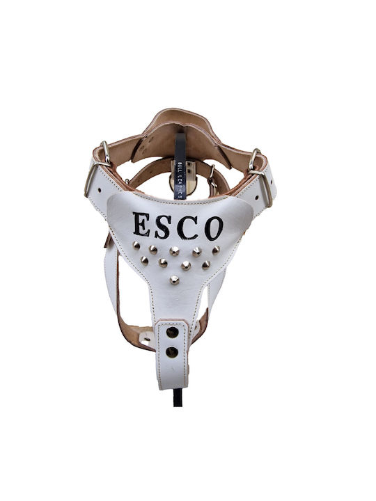 ByLeather Dog Harness Leather White Medium / Small 7026-7038
