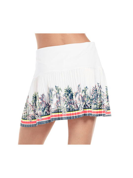 Lucky In Love Kids Pleated Skirt White