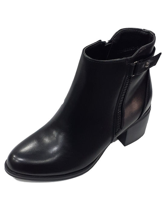 Firenze Damen Knöchelstiefel Schwarz