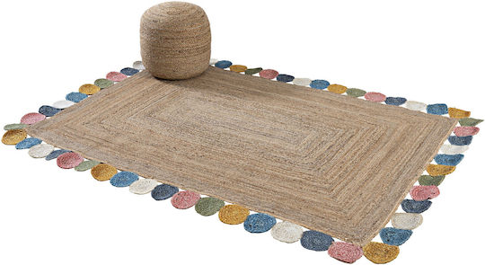 Mumbai Irc19 Rug Rectangular Summer from Jute Beige