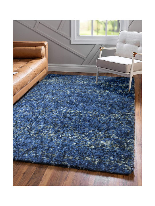 Saray Home Brookestone Rug Rectangular Shaggy Blue