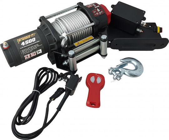 Electric 4x4 Car Winch 12V with Towing Capacity 2040kg