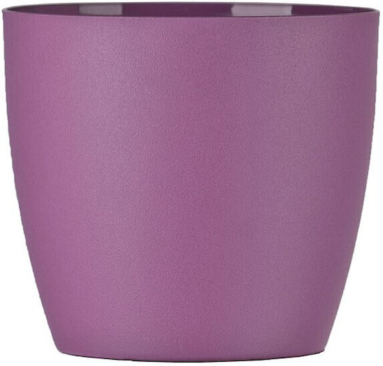 Don-Plast Γλάστρα Πλαστική Μωβ 25x25x22.9εκ.