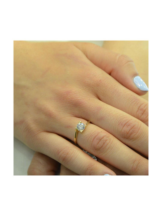 Single Stone from Gold 14K