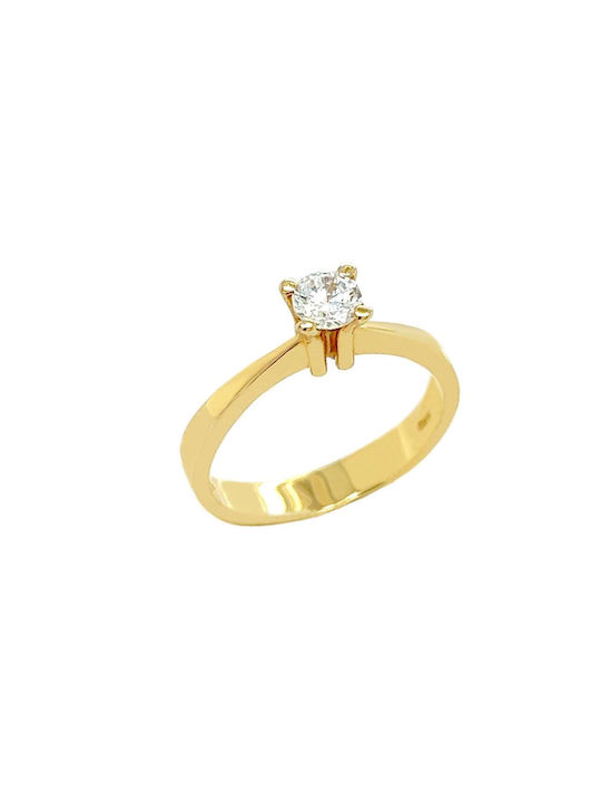 Single Stone from Gold 14K