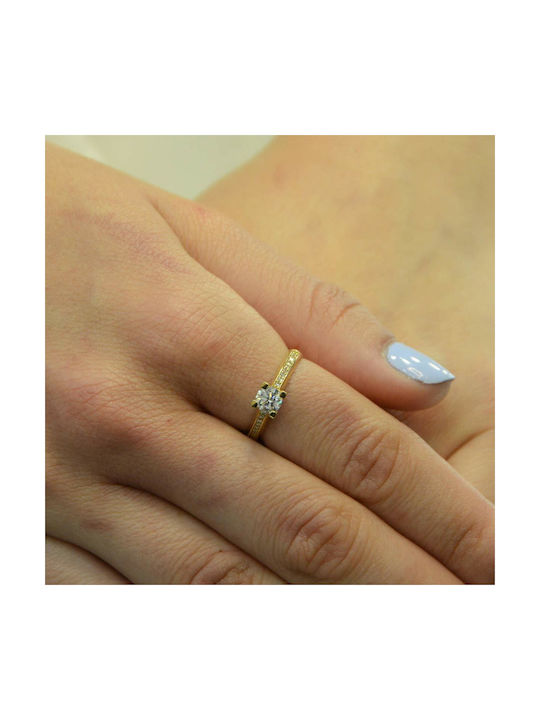 Single Stone from Gold 14K