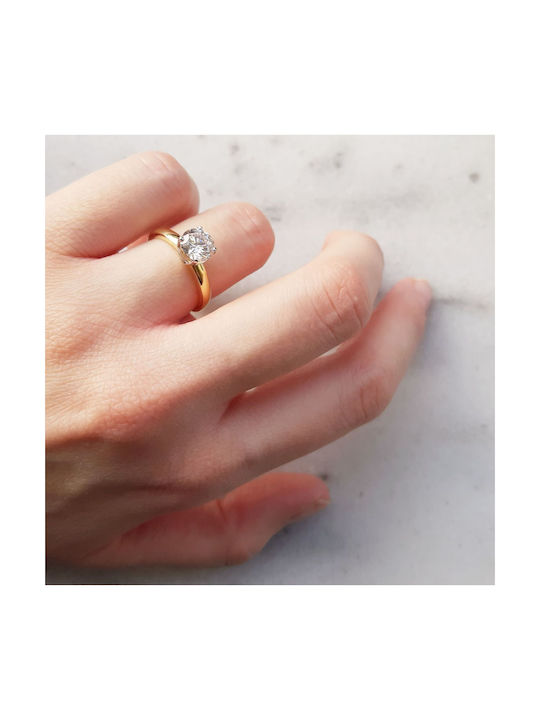 Single Stone from Gold 14K