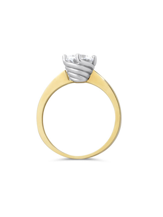 Single Stone from Gold 14K