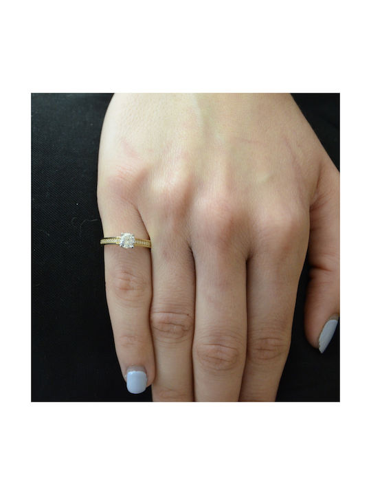 Single Stone from Gold 14K