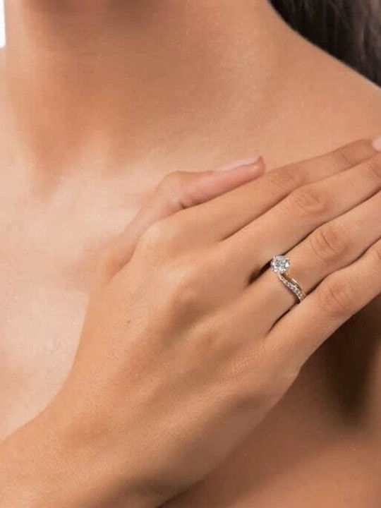 Eforo Single Stone from Gold 14K