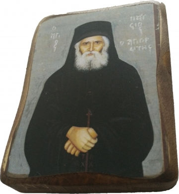 Christening Favor with Religious Icon made of Wood