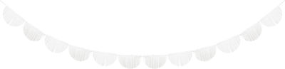 Deco Ceramica Garland for Party in White color