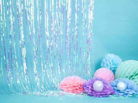 Deco Ceramica Κρεμαστό Διακοσμητικό για Party σε Μπλε χρώμα 25εκ.