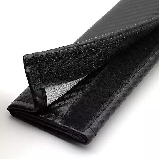 Set of 2pcs Car Seat Belt Pads Black
