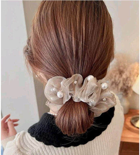 Elecool Scrunchie Μπεζ