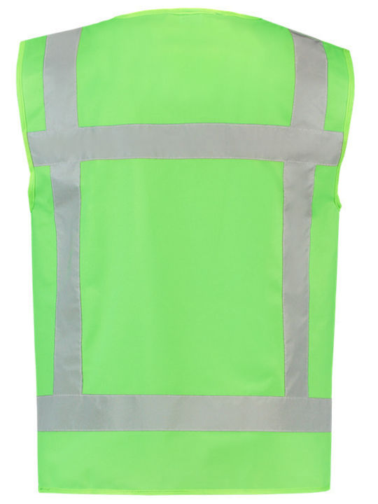 Tricorp Safety Vest with Reflective Film Green