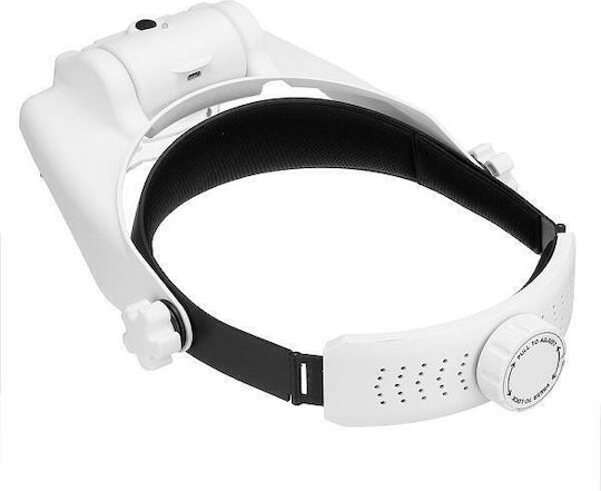 Safety Glasses with Magnification with Transparent Lenses and LED Light 1pcs