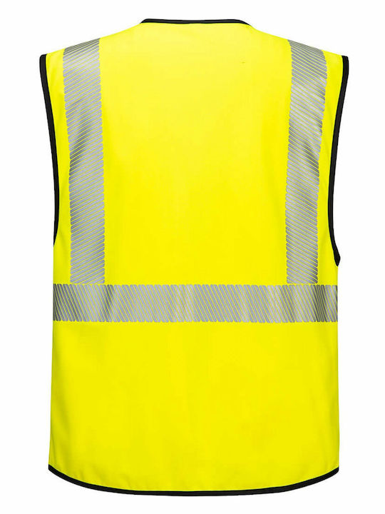 Portwest Safety Vest with Reflective Film Yellow