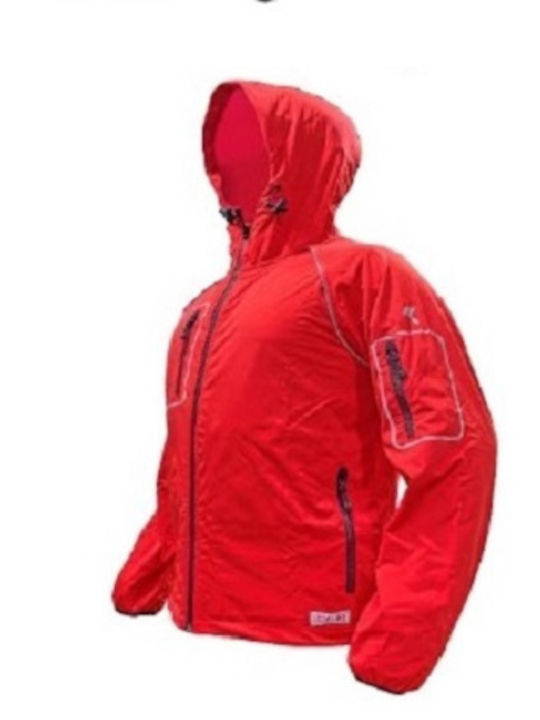 Work Jacket Hooded Red