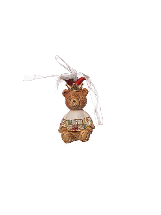 Arpimex Srl Christmas Bear Ornament Brown 7x7cm