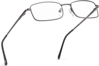 Perspectiv #d Gunmetal Bărbătești Ochelari de citit +2.00 în culoarea Argint Perspectiv #d Gunmetal #D-GUNMETAL-ACQUA+2.00