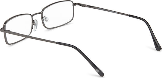 Perspectiv Perspectiv #d Gunmetal Bărbați Ochelari de citit +1.50 în culoarea Argintiu #D-GUNMETAL-ACQUA+1.50