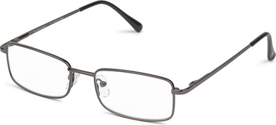 Perspectiv Perspectiv #d Gunmetal Bărbați Ochelari de citit +1.50 în culoarea Argintiu #D-GUNMETAL-ACQUA+1.50