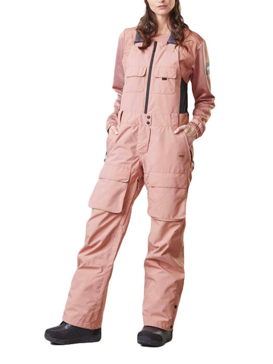 Picture Organic Clothing WPT083 Women's Dungarees for Ski & Snowboard Pink