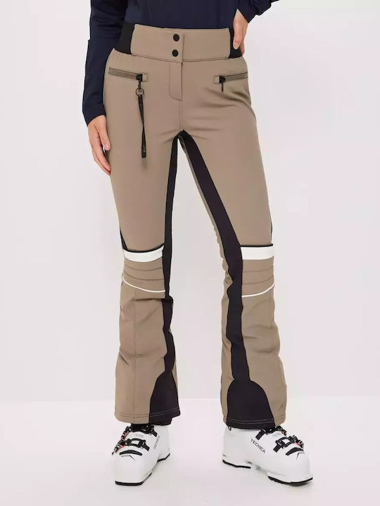 8848 Altitude 228209038-09 Women's Trousers for Ski & Snowboard Beige