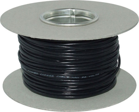 E-Sea Καλώδιο Ρεύματος με Διατομή 1x1.5mm² σε Μαύρο Χρώμα 1m