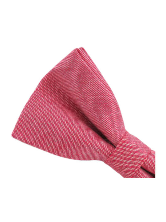 Linen Bow Tie Red