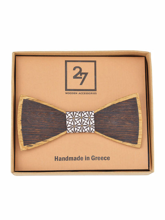 27 Wooden Accessories Χειροποιήτο Ξύλινo Παπιγιόν Doublewood Καφέ 27 Wooden Accessories Χειροποιήτο Ξύλινo Παπιγιόν Doublewood Καφέ