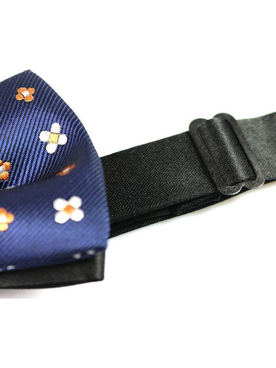 Papion din material textil Albastru