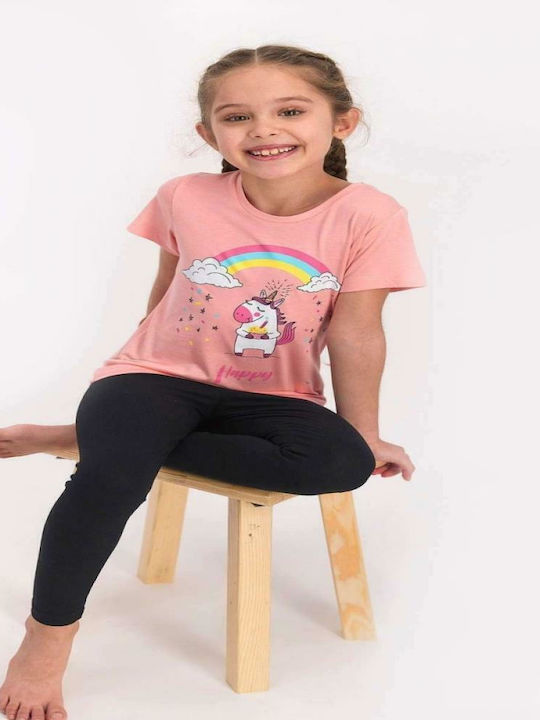 Roly Poly Kinder Schlafanzug Sommerlich Orange