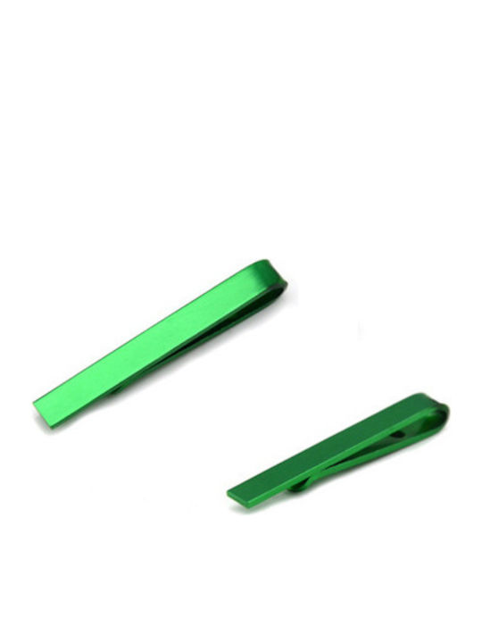 Tie Clip Green 4.3x0.5cm