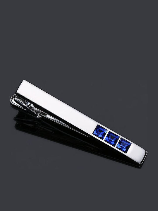 Steel Tie Clip Silver 6x0.5cm