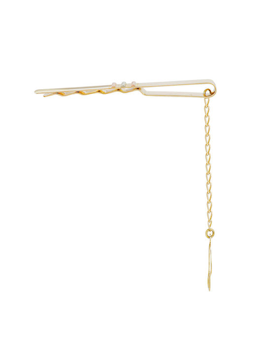 Gold Tie Clip Gold 14K 5.9x0.58cm