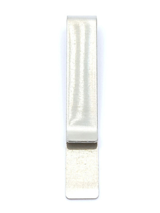 PS Silver Clip Γραβάτας από Ατσάλι Ασημί