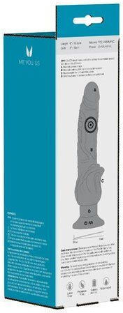 Me You Us Realistic Vibrator 21cm Roz