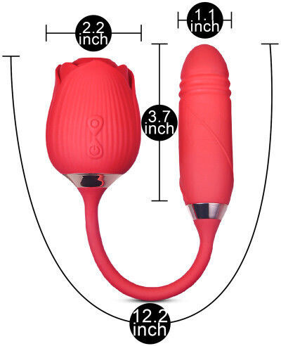 Pleasure Suction Mini Δονητής Bullet 38cm Ροζ