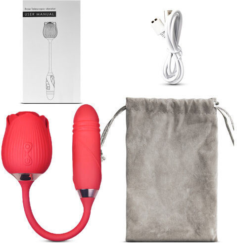 Pleasure Suction Mini Δονητής Bullet 38cm Ροζ