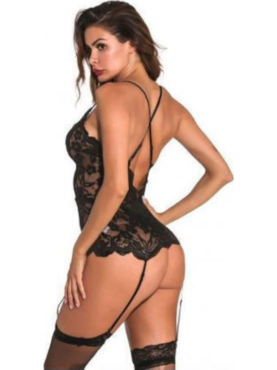 La Lolita Amsterdam Sexy Κορμάκι με Δαντέλα & Ζαρτιέρες La Lolita Amsterdam Sexy Κορμάκι με Δαντέλα & Ζαρτιέρες