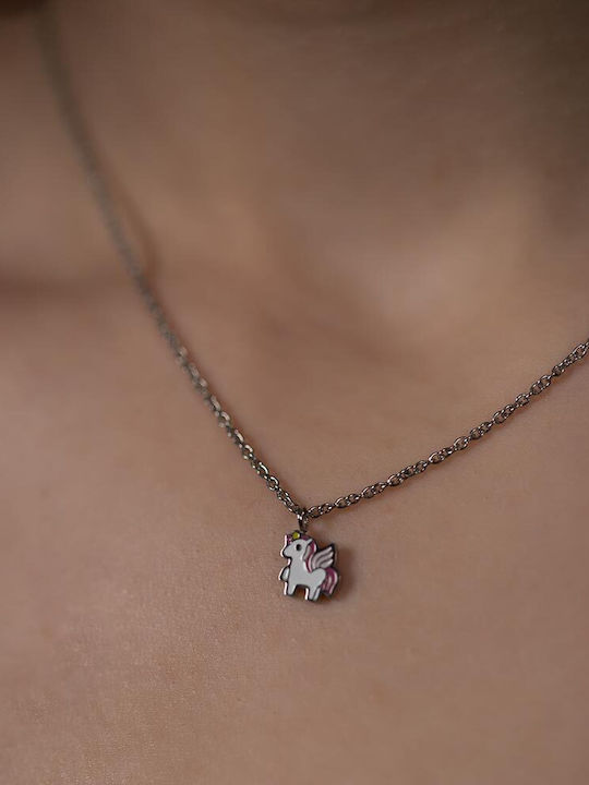 Piercing.gr Κολιέ Μονόκερος