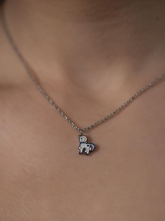 Piercing.gr Κολιέ Μονόκερος