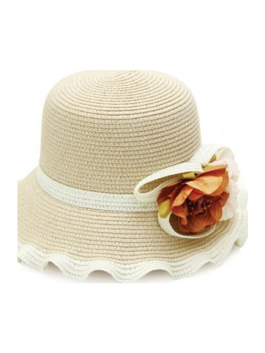 V-store Wicker Women's Hat Beige