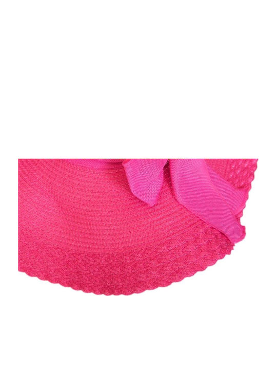 Wicker Women's Floppy Hat Fuchsia
