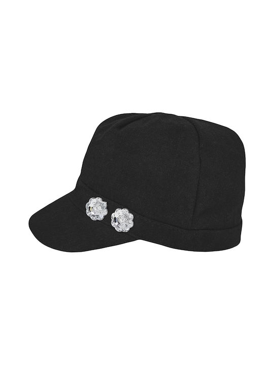 Wool Women's Cap Black