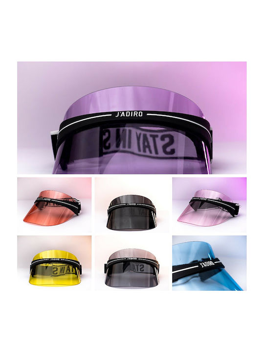 Brims and Trims Frauen Kunststoff Hut Visier Rosa